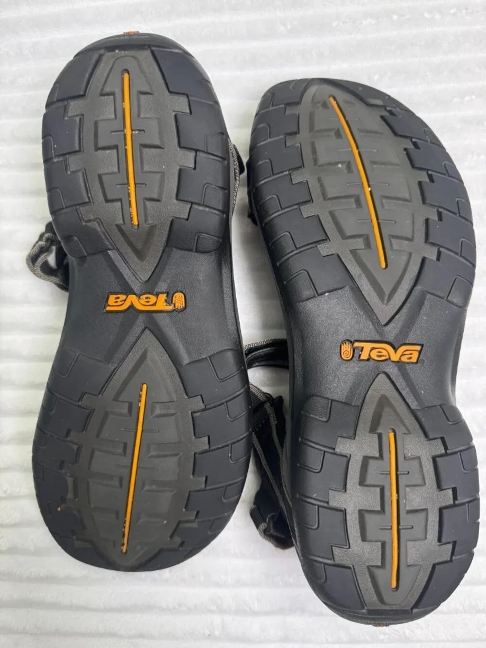 Teva Tanza Hiking Sandals Mens 13 Black Water Sport Strap Shoc Pad Casual